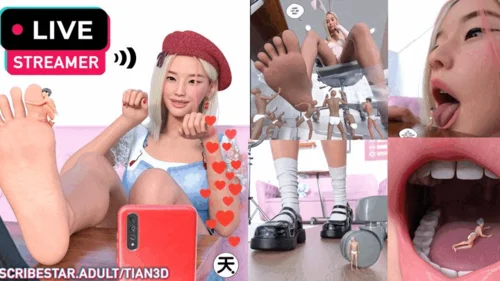 Giantess And Tiny - Giantess Streamer shrinks hater