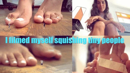 Rise Of The Giantess - I Filmed Myself Stepping On Little People - Giantess Daniela 4k