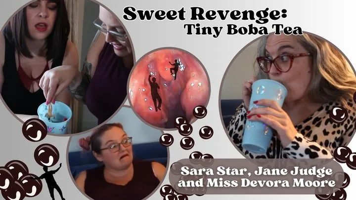 Octogoddess Femdom Step-mommy - Sweet Revenge: Tiny Boba Tea for the Cheez-it Thief ft OctoGoddess, Sara Star and Jane Judge Giantess Vore with Endoscope Close-up wmv