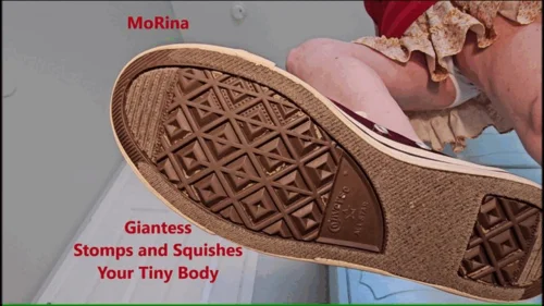 Morinas Fetish Society - Giantess MoRina Stomps and Squishes Your Tiny Body
