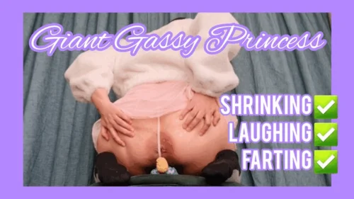 Brightfemdom With Starling Bright - Bratty Princess Shrinks you and farts on you for fun and punishment - giantess BrightFemdom POV