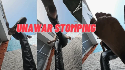 Giantessdebora - Unaware stomping giantess