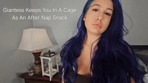 Freya Reign - Giantess Keeps You In A Cage As An After Nap Snack