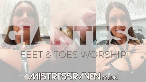 Mistress Raven Uk Dominatrix - [934] Gaintess Feet and Toes Worship