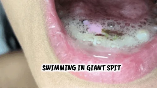 Soyisaoficialx - giant makes tiny man swim in his spit