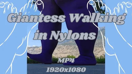 Ssbbw Rachetrach - SSBBW Giantess Rachel Walks in Nylons Outside MP4 1920x1080