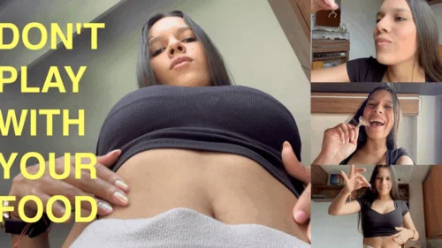 Rise Of The Giantess - Don't Play With Your Food! 720 Giantess Andrea