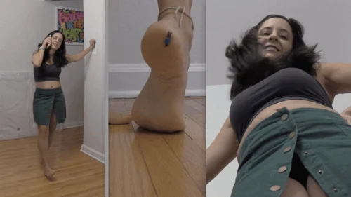 Jamie Daniels - Everything Else - TINY SURPRISE - Jamie Daniels, Giantess, Foot Fetish, POV, Tiny Figure, Crush - WMV