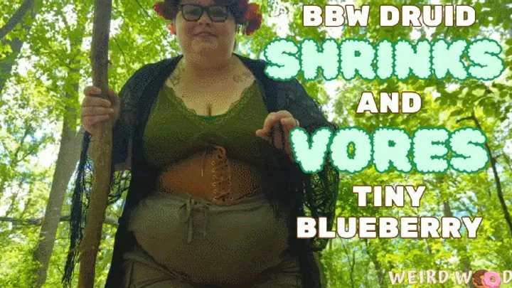 Woods Kink Cafe - BBW Druid Shrinks and Vores Tiny Blueberry Adventurer - WMV