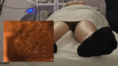 Nicoletta Embassi - Public Exploration in the Center with the PillCam - Stomach Full of Sushi 720HD