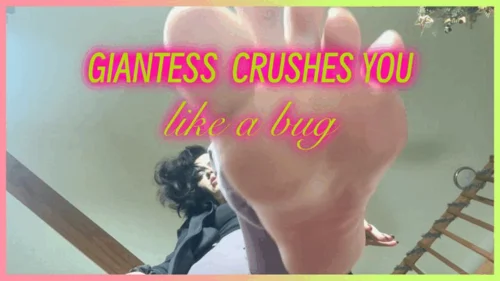 Fallen Feet - Giantess crushes you like a bug