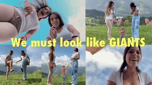 Rise Of The Giantess - We must look like GIANTS - 720 Giantess Andrea and Genesis