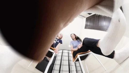 Under Giantess Soles - Hannah & Olivia - sporty girls VR 360 5,7K