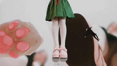Xgiantess - Giantess Schoolgirl Feet Crush Humiliation with Shoes & Cat Paw Socks Stockings