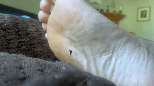 Mxdominionakacrushgoddess Clips - Giantess Special Effects - Playful Teenie Climbing all over Giantess MXDominions Giant Soles Giantess, Shrinking fetish, Foot Worship  4k