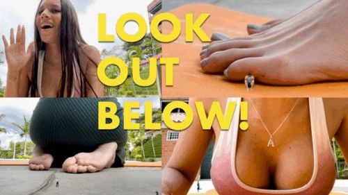 Rise Of The Giantess - Look Out Below! 4k Giantess Andrea