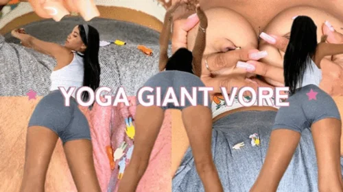 Giantess Latinas - Yoga giant vore - Zuleyka