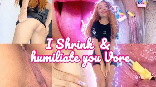 Giantess Latinas - I shrink and humiliate you vore - Lissa