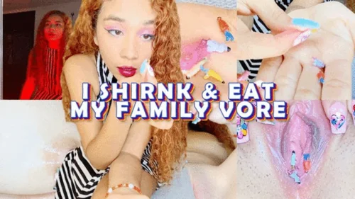 Giantess Latinas - I shrink and eat my family vore - Lissa