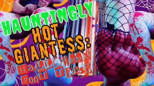 Curvysolegoddess - CurvySoleGoddess - Hauntingly Hot Giantess: Halloween Foot Tease