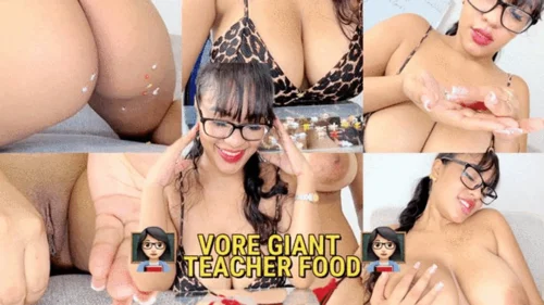 Giantess Latinas - Vore giant teacher food - Kira