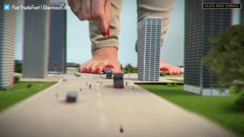 Elitefeetstreet - The Giantess Game - Level 1 Ft: Miss Fair Trade Feet