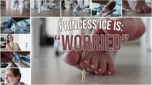 Giantess Shrinking Feet - Worried (4k)
