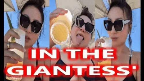 Mz. Kim, Asian Provocateur - In The Giantess' Drink - Mz Kim Femdom Vore Giantess Asian Goddess Worship Divinity Belly Fetish Mouth Fetish Tongue Fetish