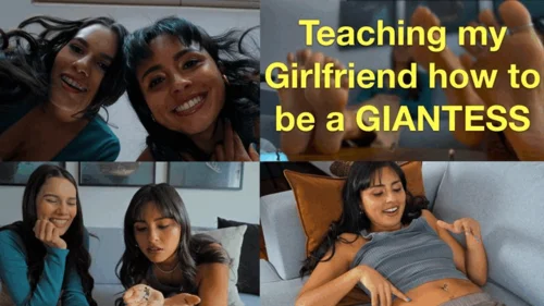 Rise Of The Giantess - Teaching my Girlfriend how to be a Giantess - Giantess Enola and Andrea 1080