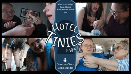 Octogoddess Femdom Step-mommy - Hotel Tinies Saga: 4 Giantess Vore Clips Bundle ft OctoGoddess, Sara Star and Jane Judge as Giantess Goddesses on Vegas Vacation 720p