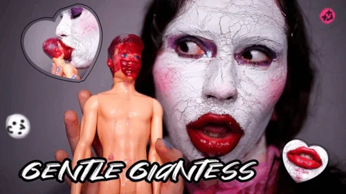 Sweet Mouth Game - Gentle Giantess Sticky Kiss Cracked Doll