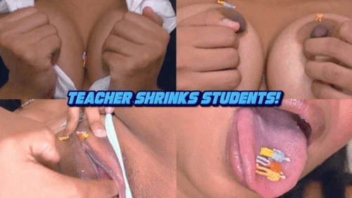 Giantess Latinas - Teacher shrinks students!!! - Natasha