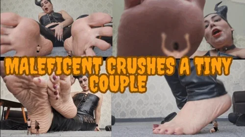 Giantessdebora - Maleficient squish tiny couple SFX