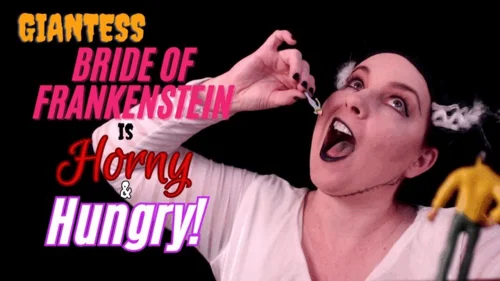 The Amberlily Show Fetish Emporium - Giantess Bride Of Frankenstein Is Hungry And Horny - MP4
