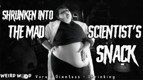 Woods Kink Cafe - Shrunken Into the Mad Scientist's Snack (Vore & Giantess) - WMV