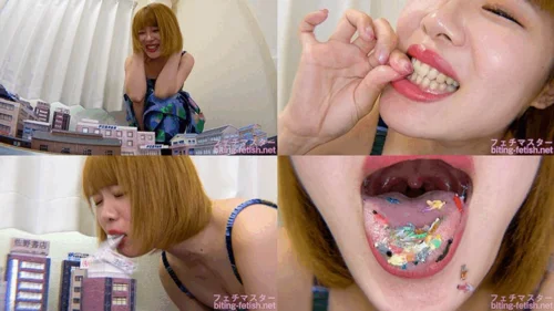 Japanese Asian Biting Mouth Fetish - Momo Ninomiya - Giantess Cute girl Momo's innocent destruction of the city part1 - 1080p