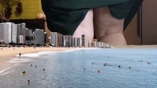 Giantess Hajar - different world on different house fx