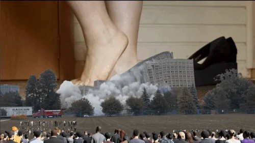 Giantess Hajar - different world on different house