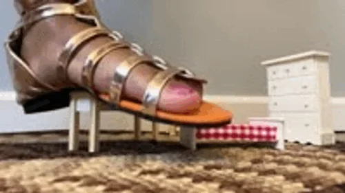 Mxdominionakacrushgoddess Clips - Giantess special effects - giantess destroys tiny human studio apartment 1080, shrinking fetish, crush, foot domination
