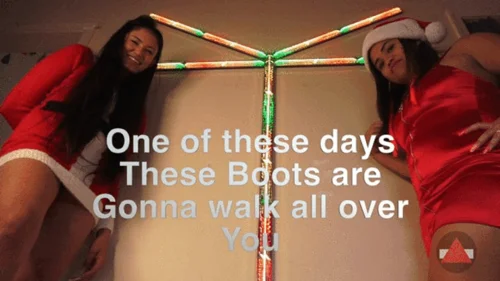 Kandys Kisses Fetish Network - One of these days these boots are gonna walk all over you - A Giantess Christmas