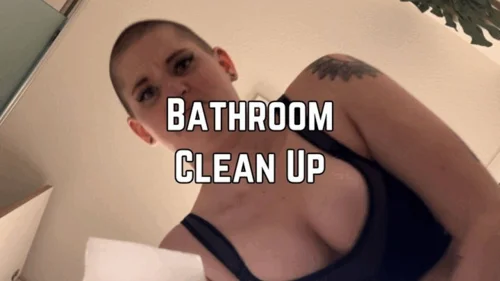 Thehairygiantess - Bathroom Clean Up 1080p