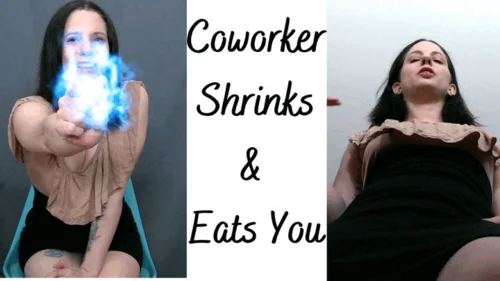 Bianca Bakers Fetishes - Coworker Shrinks & Eats You- AVI