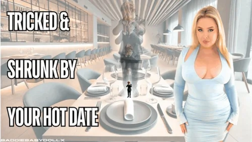 Baddiebabydollx - Giantess Ass Crush - Tricked and shrunk by your hot date