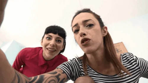 Umiliati  Offesi - Italian Story - Mayla and Valerie punish the perverted stepbrother
