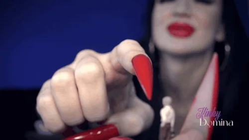 Kinkydomina Long Sharp Fingernails - Giant Witch Charms You Into Submission
