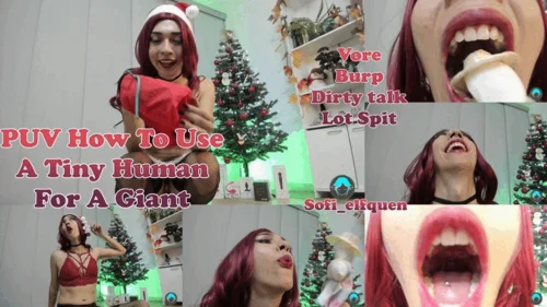 Sofi_elfqueen - puv Being Used By A Giant, Vore, Burp Humillation Lot Spit