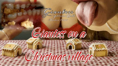Giantess Yellow Ball - Giantess Christmass Goddess