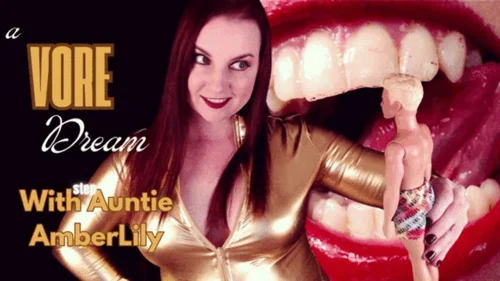 The Amberlily Show Fetish Emporium - A VORE Dream With Step-Auntie AmberLily - WMV