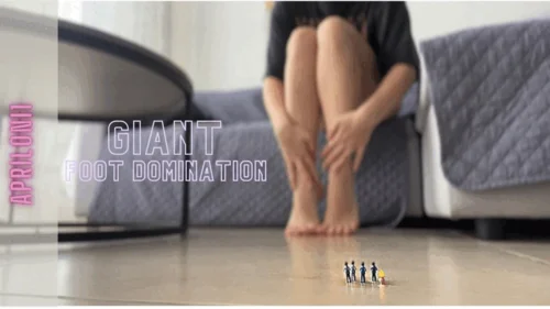Apriloni1 Giantess - Giant with big foot