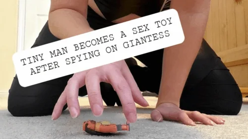 Alleria Mystic - Tiny Man Becomes a Sex Toy After Spying on Giantess